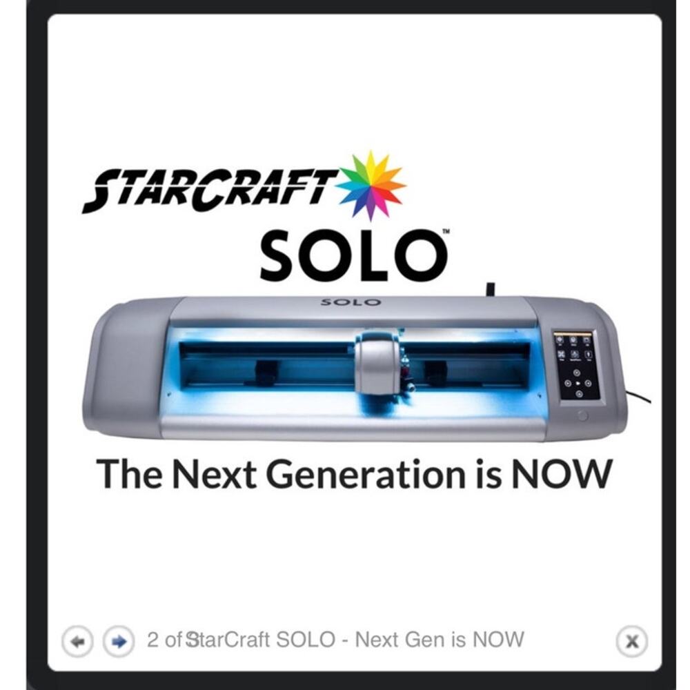 Title: StarCraft Solo 16" Cutting Machine - New in Box, Ultimate Crafting Tool